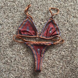 Tribal Print Bikini Set